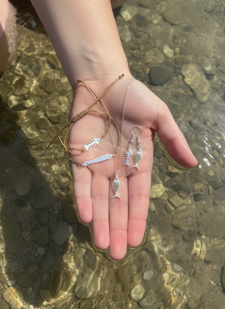 VS9-Silver Fish Bracelet – Symbol of Freedom & Prosperity