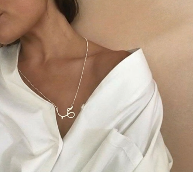 VS1-Silver "Hob" Necklace – Symbol of Eternal Love