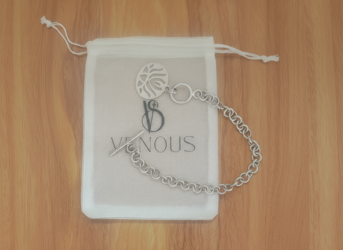 VS23-handcrafted with high quality Silver925, this chain bracelet