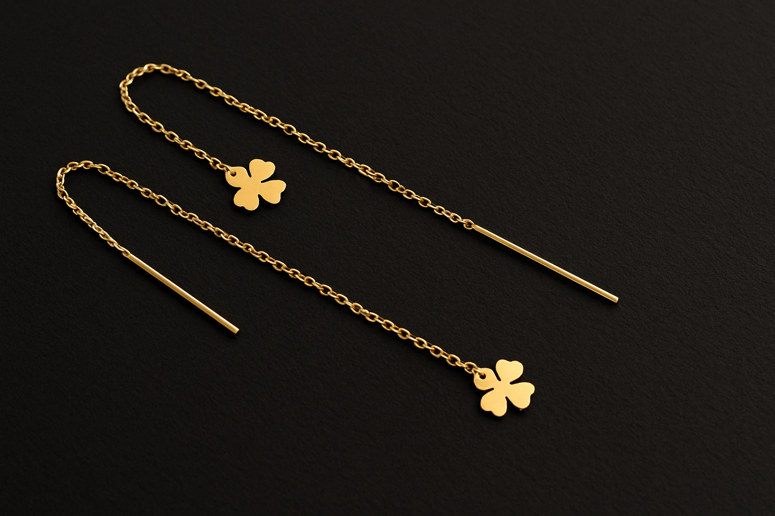 VS21-silver925 gold-plated Wan cliff earrings