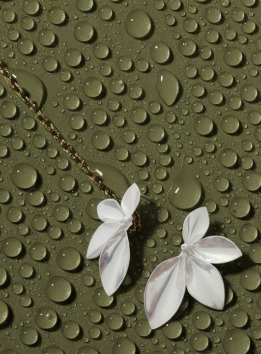 VS11-Silver Leaves Earrings – A Gentle Whisper of Nature