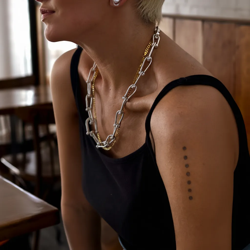 VS6-Tiffany-handcraft Style Silver Necklace – Timeless